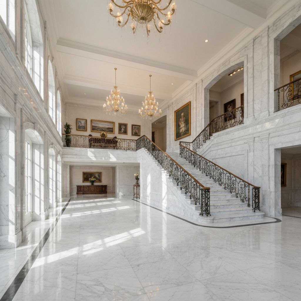 Mermer, Granit ve Kuvars.